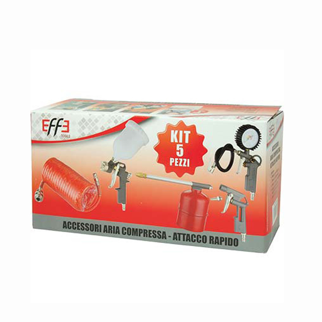 Immagine di Kit accessori compressore 5 pezzi EFFE