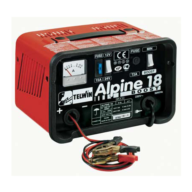 Immagine di CARICABATTERIA ALPINE 18 TELWIN BOOST VOLT 12/24 AH 14-6/185-90